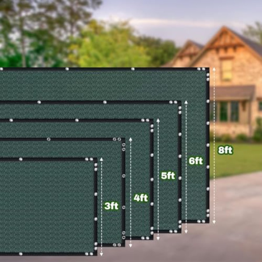 Privacy Screen Fence 4Feet x 5 - Home Decor Canvas 评论和价格