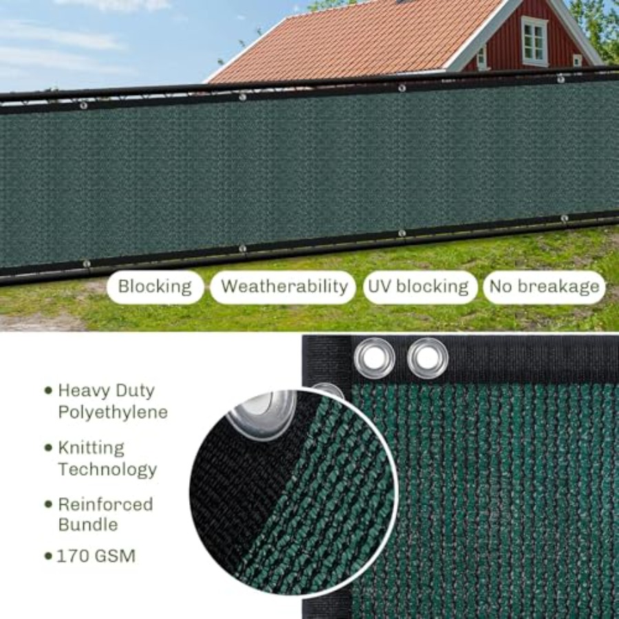 Privacy Screen Fence 4Feet x 5 - Home Decor Canvas 评论和价格