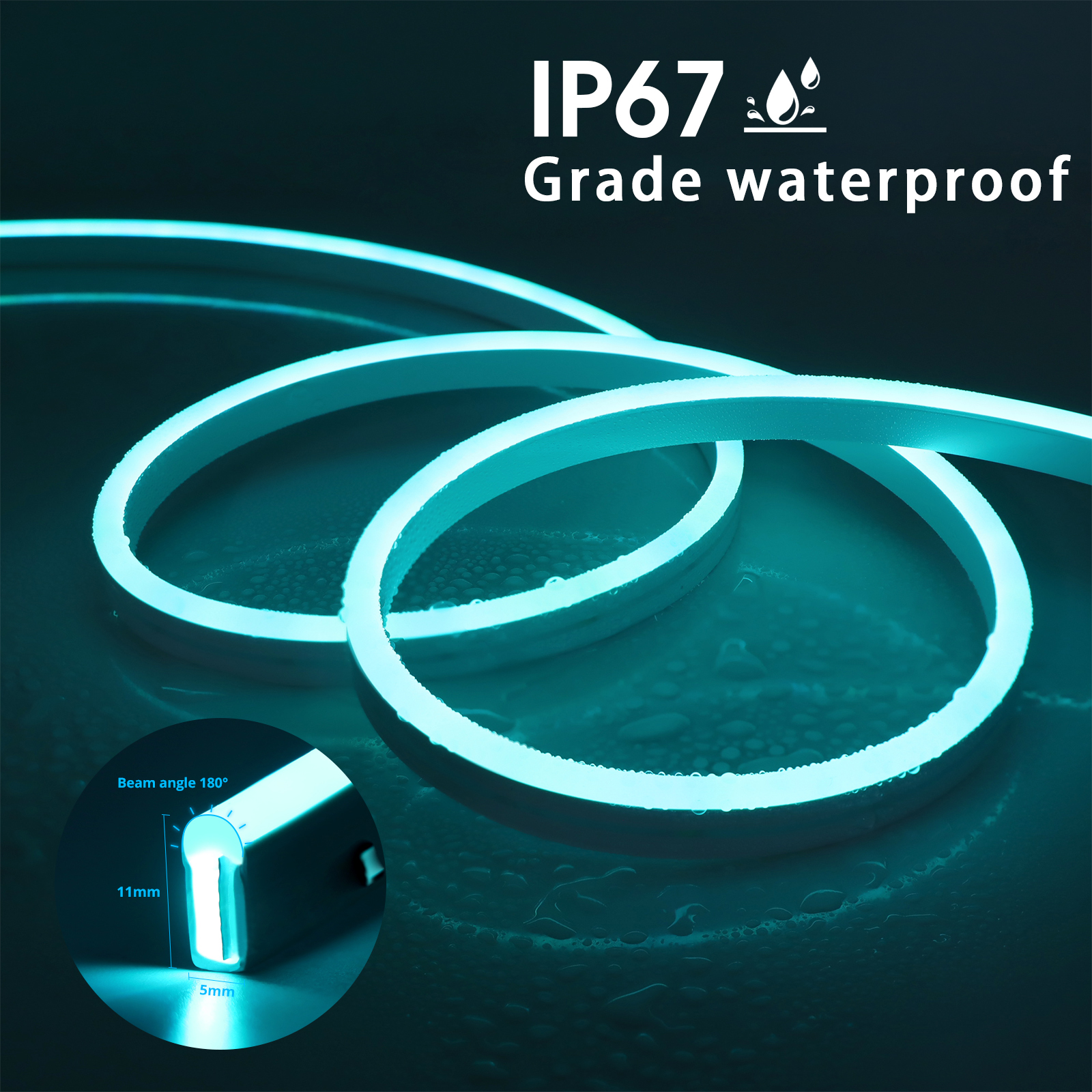 5V USB RGB Neon LED Strip Wate - Home Decor App Free 评论和价格