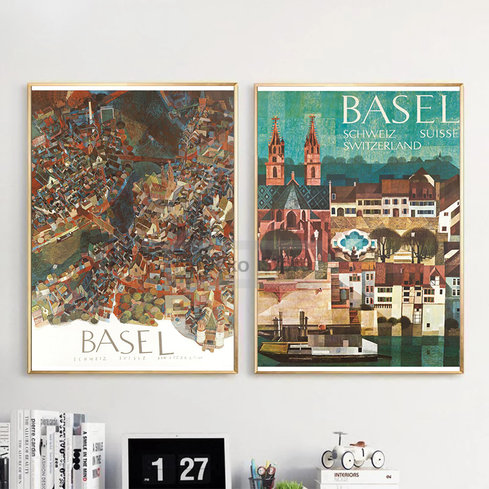 Switzerland Vintage Travel Pos - Home Decor Zurich 评论和价格