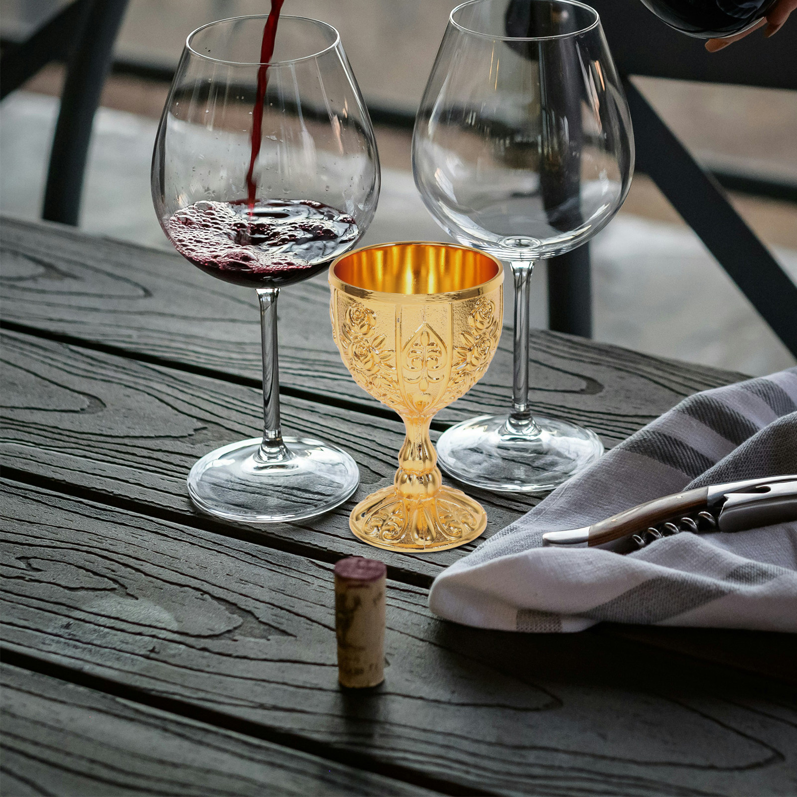 Brass Vintage European Goblet  - Home Decor Medieval 评论和价格
