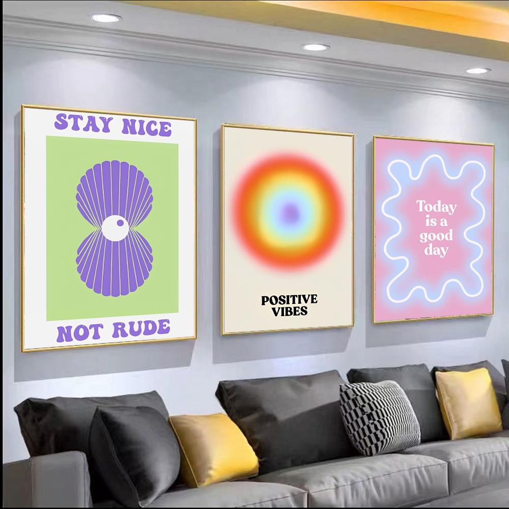 Frameless Abstract Floral Hear - Home Decor Interior 评论和价格