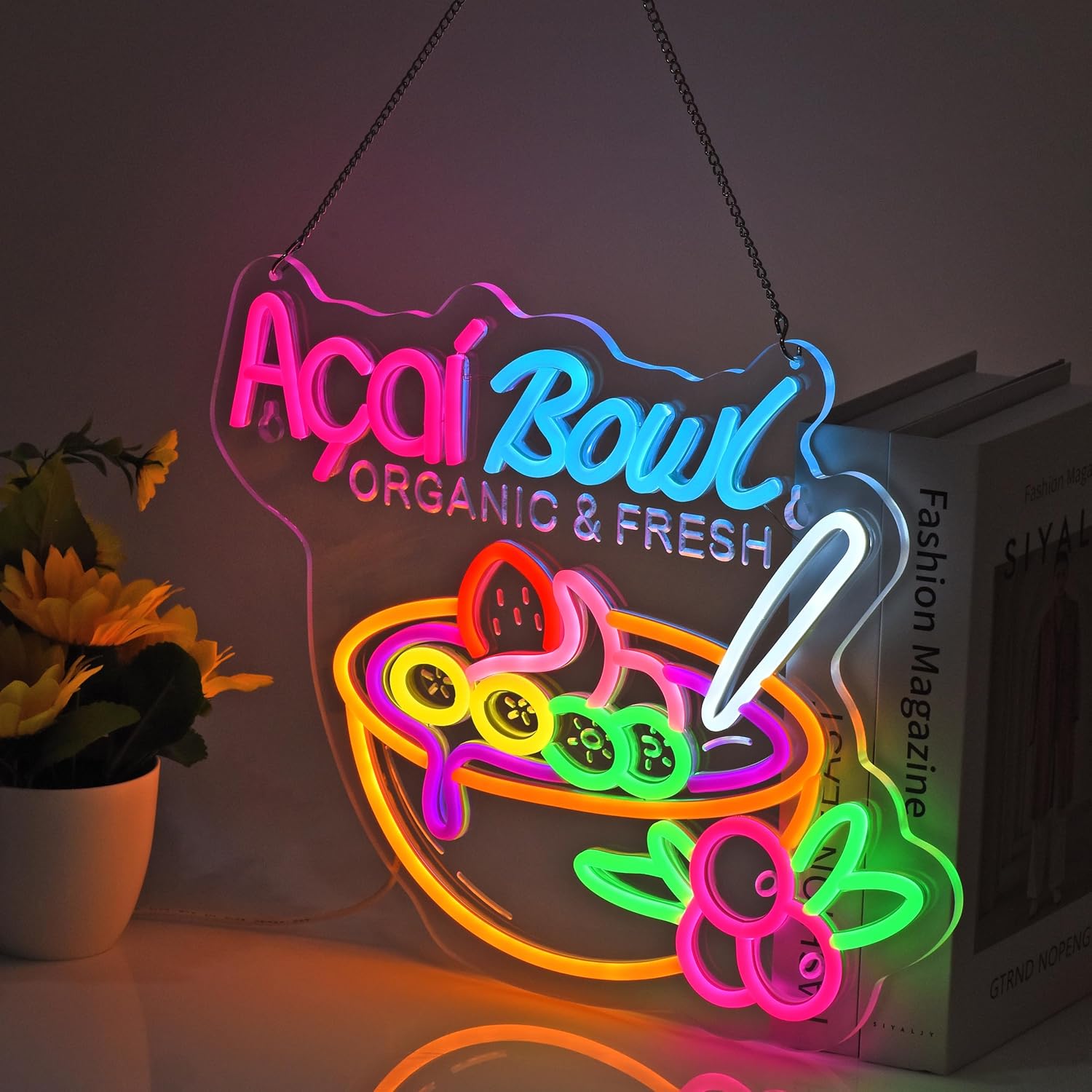 Restaurant Decor Neon Sign Bus - Home Decor Market 评论和价格