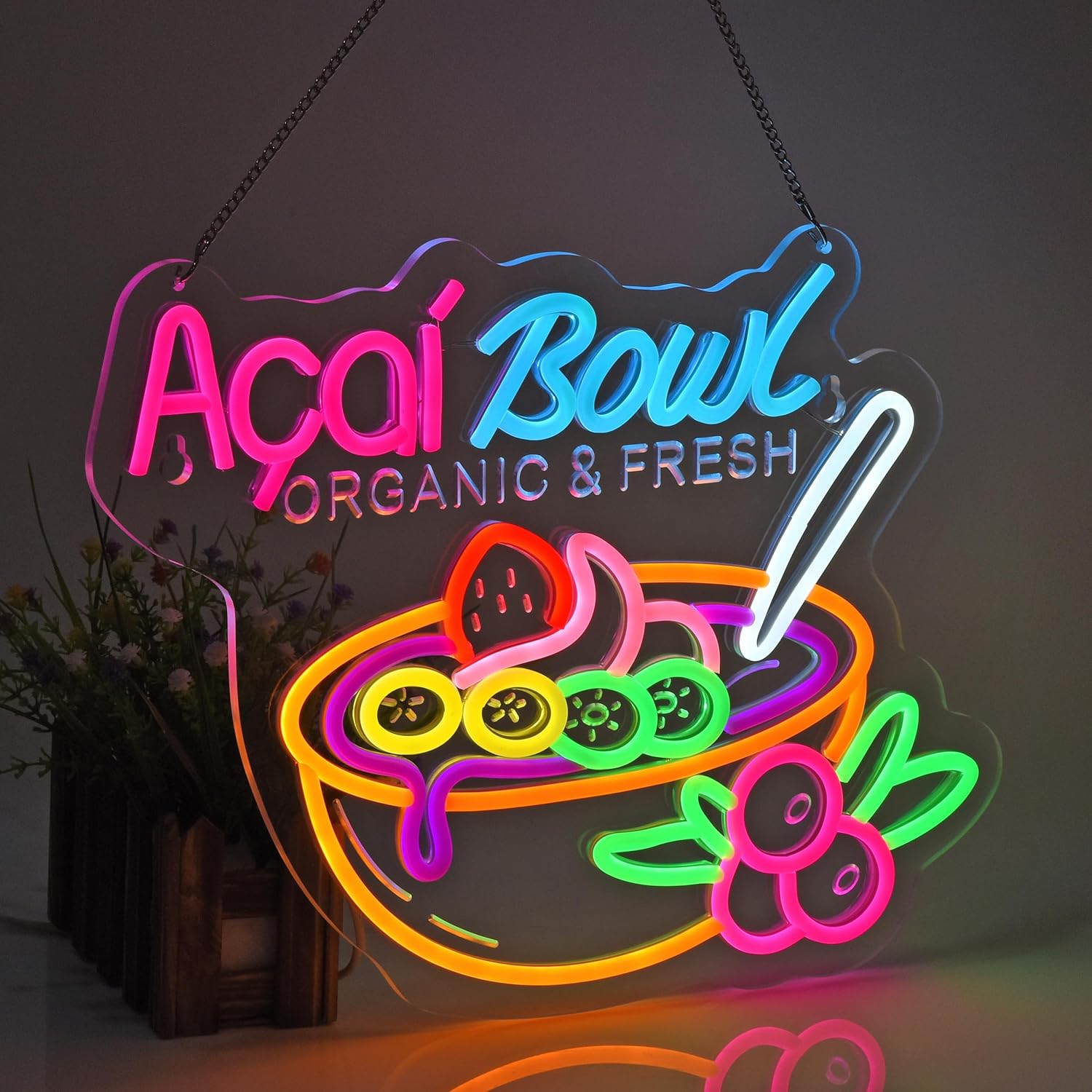 Restaurant Decor Neon Sign Bus - Home Decor Market 评论和价格