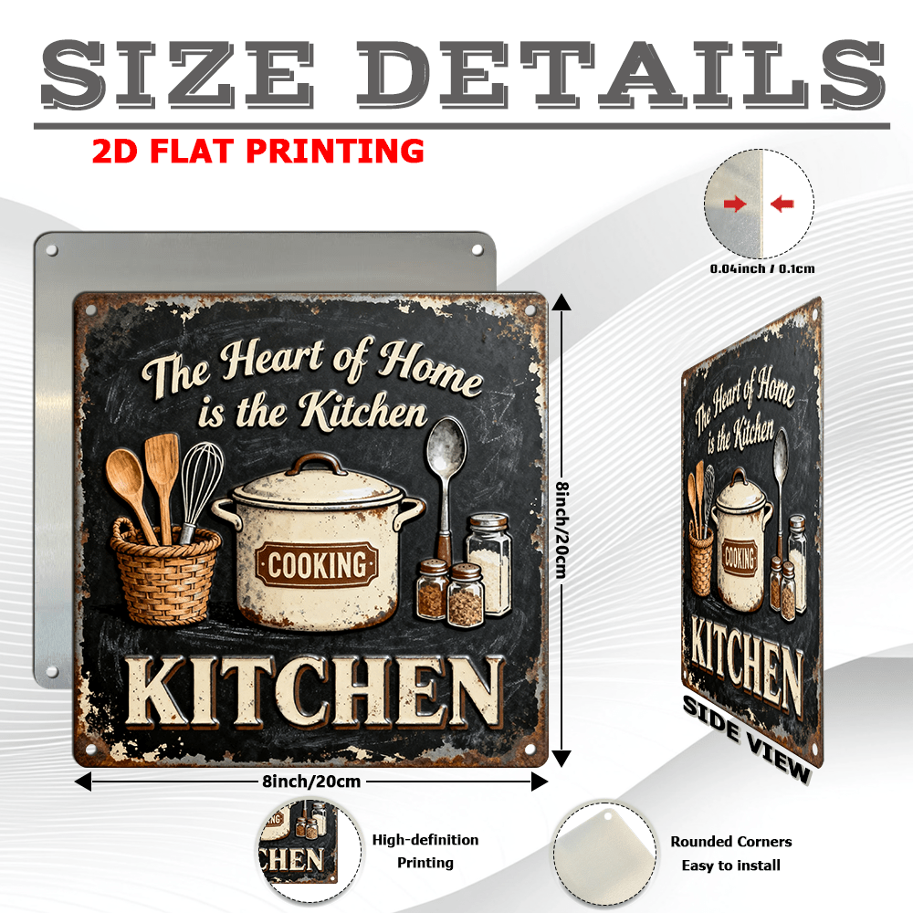 Vintage Metal Kitchen Wall Dec - Home Decor Trends 评论和价格
