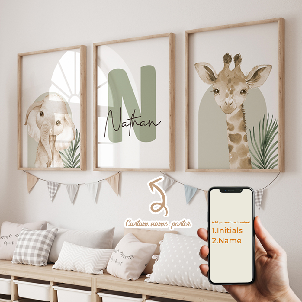 3pcs Personalized Custom Name  - Home Decor Solution 评论和价格