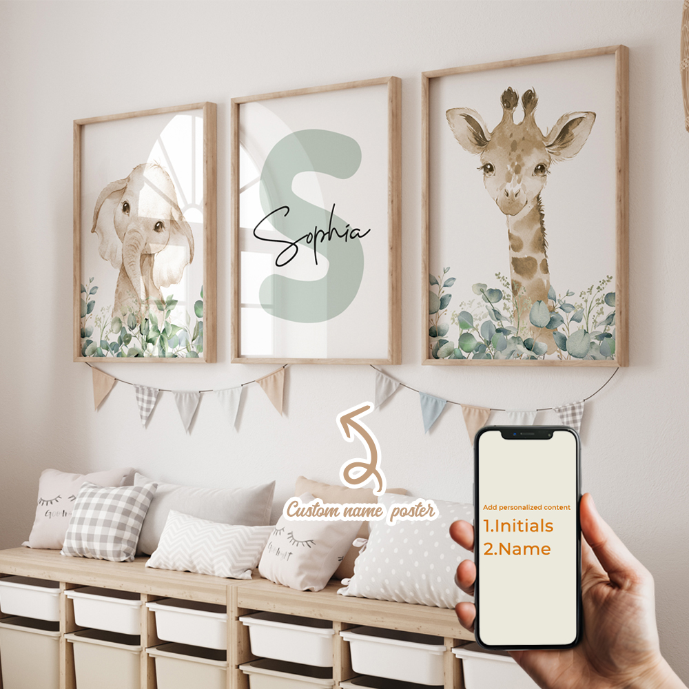 3pcs Personalized Custom Name  - Home Decor Solution 评论和价格