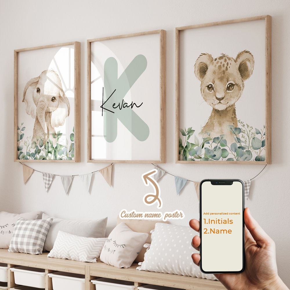 3pcs Personalized Custom Name  - Home Decor Solution 评论和价格