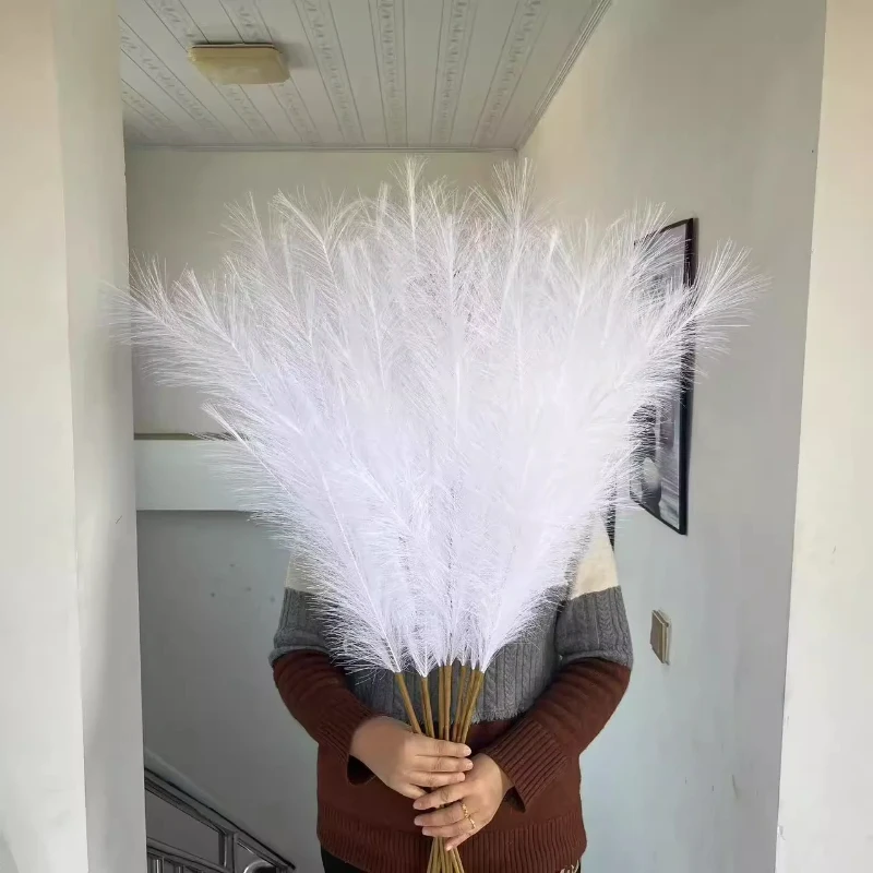 Pampas Grass Imitation Reeds f - Pampas Grass Decor 评论和价格