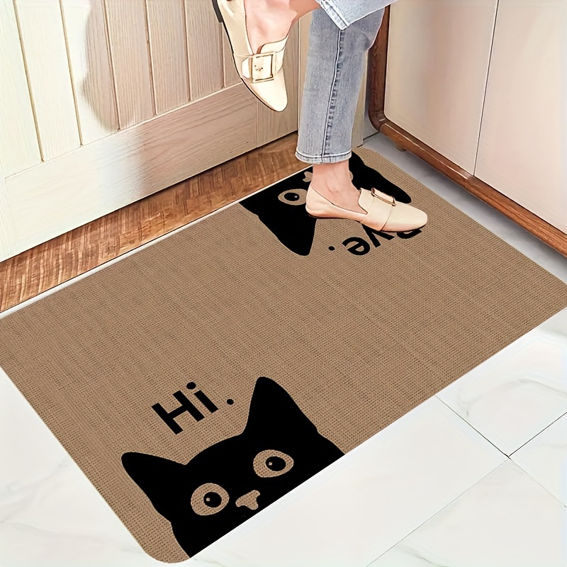 Cute Cat Doormat, Soft Absorbe - Home Decor Design Ideas 评论和价格