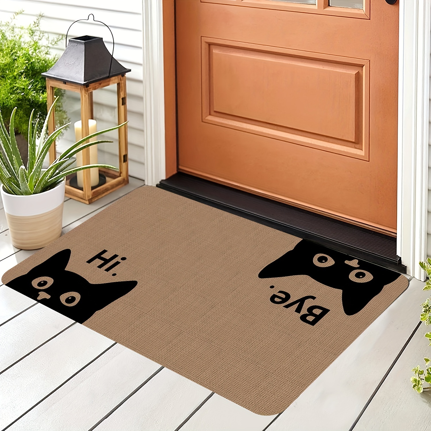 Cute Cat Doormat, Soft Absorbe - Home Decor Design Ideas 评论和价格