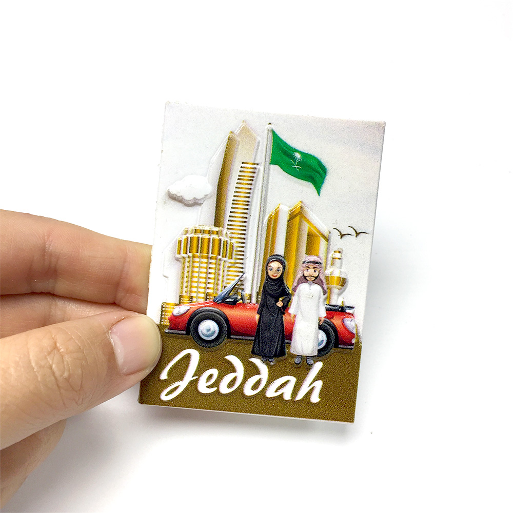 Jeddah 3D resin fridge magnets - Home Decor Jeddah 评论和价格
