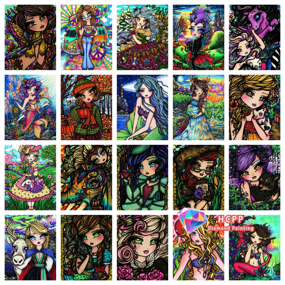 New Flower Market Girl Diamond - Home Decor Market 评论和价格