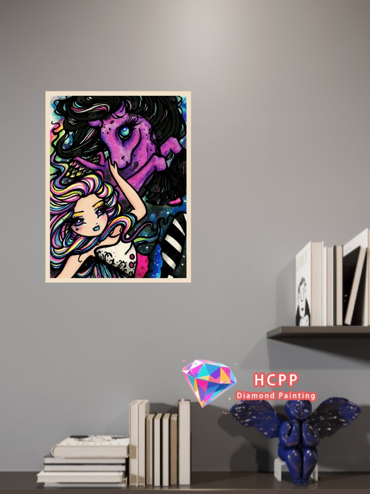 New Flower Market Girl Diamond - Home Decor Market 评论和价格