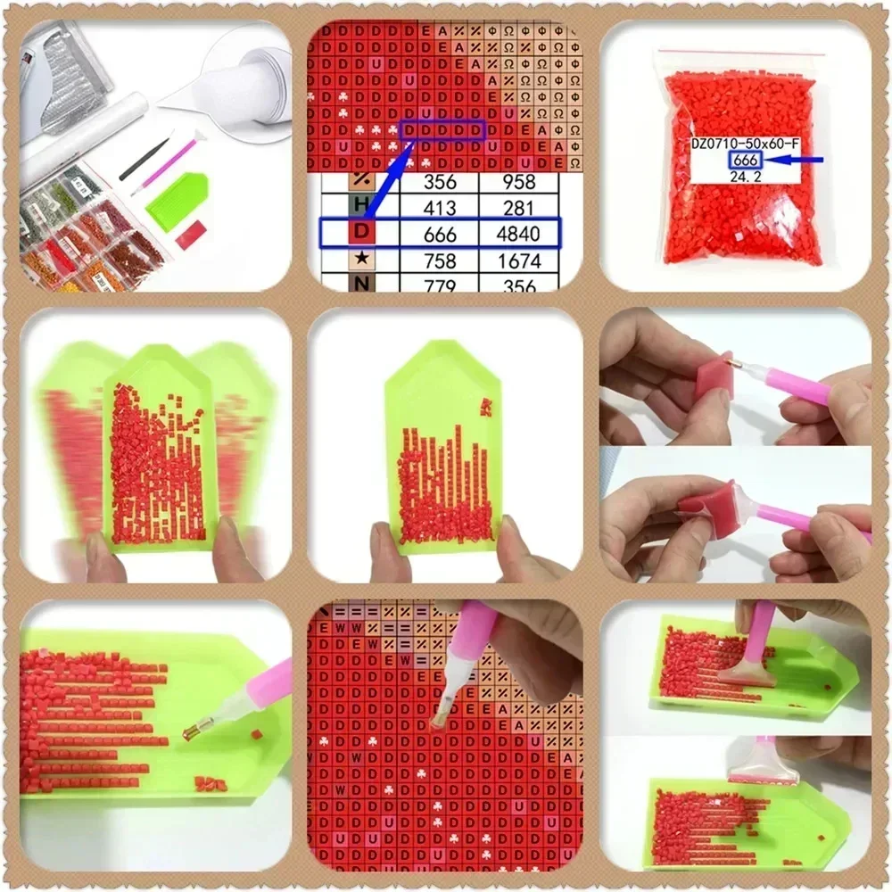 New Flower Market Girl Diamond - Home Decor Market 评论和价格