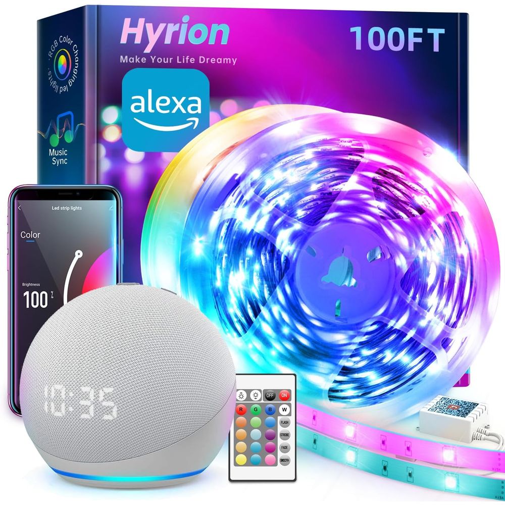 RGB LED Strip Lights, 100ft, 1 - Home Decor App Free 评论和价格