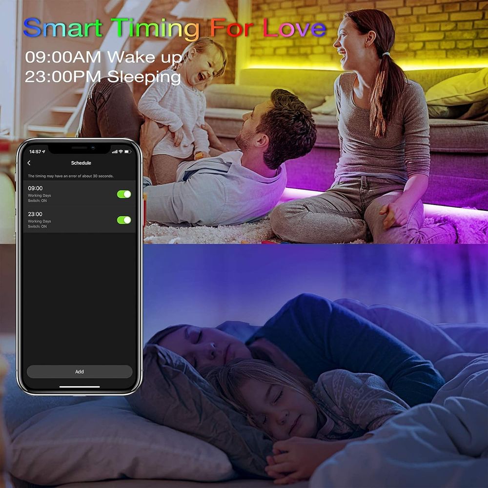 RGB LED Strip Lights, 100ft, 1 - Home Decor App Free 评论和价格