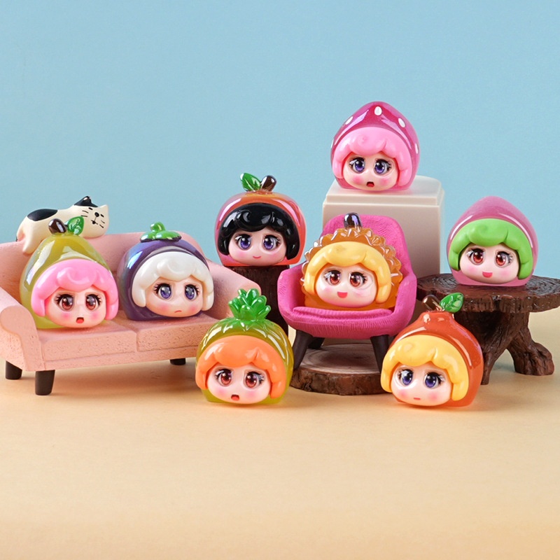 Cute Fruit Blind Box Beads Hom - Home Decor Resin 评论和价格