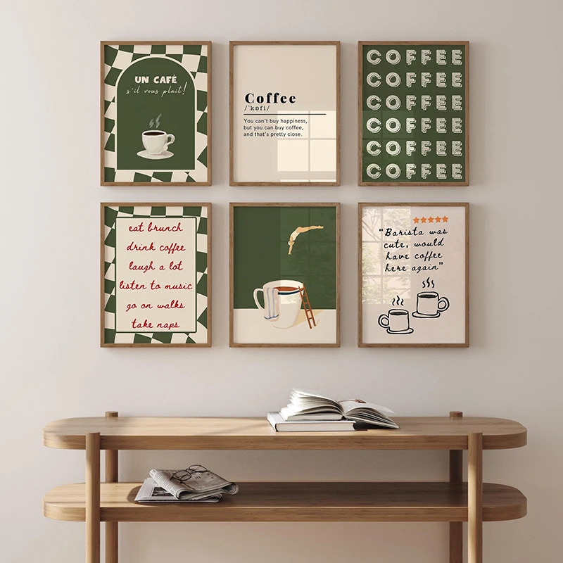 Abstract Funny Coffee Club Ser - Home Decor Trends 评论和价格