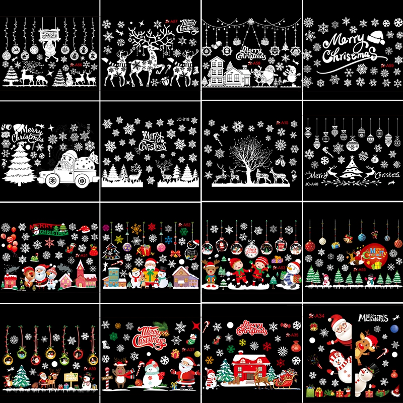 2025 Merry Christmas Wall Stic - Home Decor Window Blinds 评论和价格