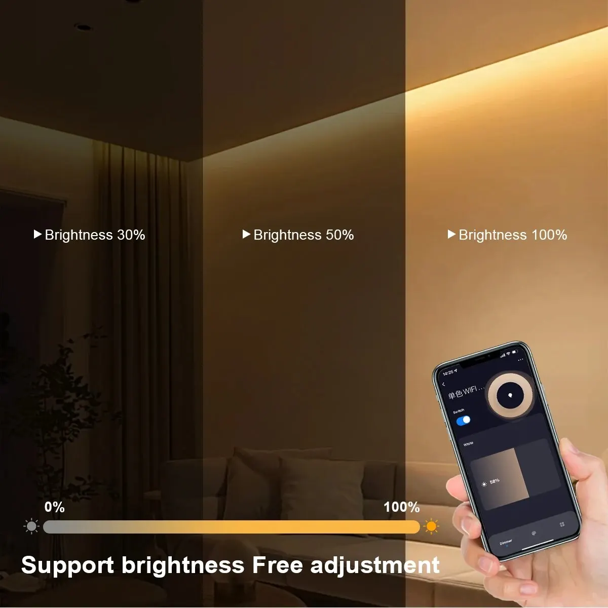 Tuya Smart COB LED Strip Light - Home Decor App Free 评论和价格