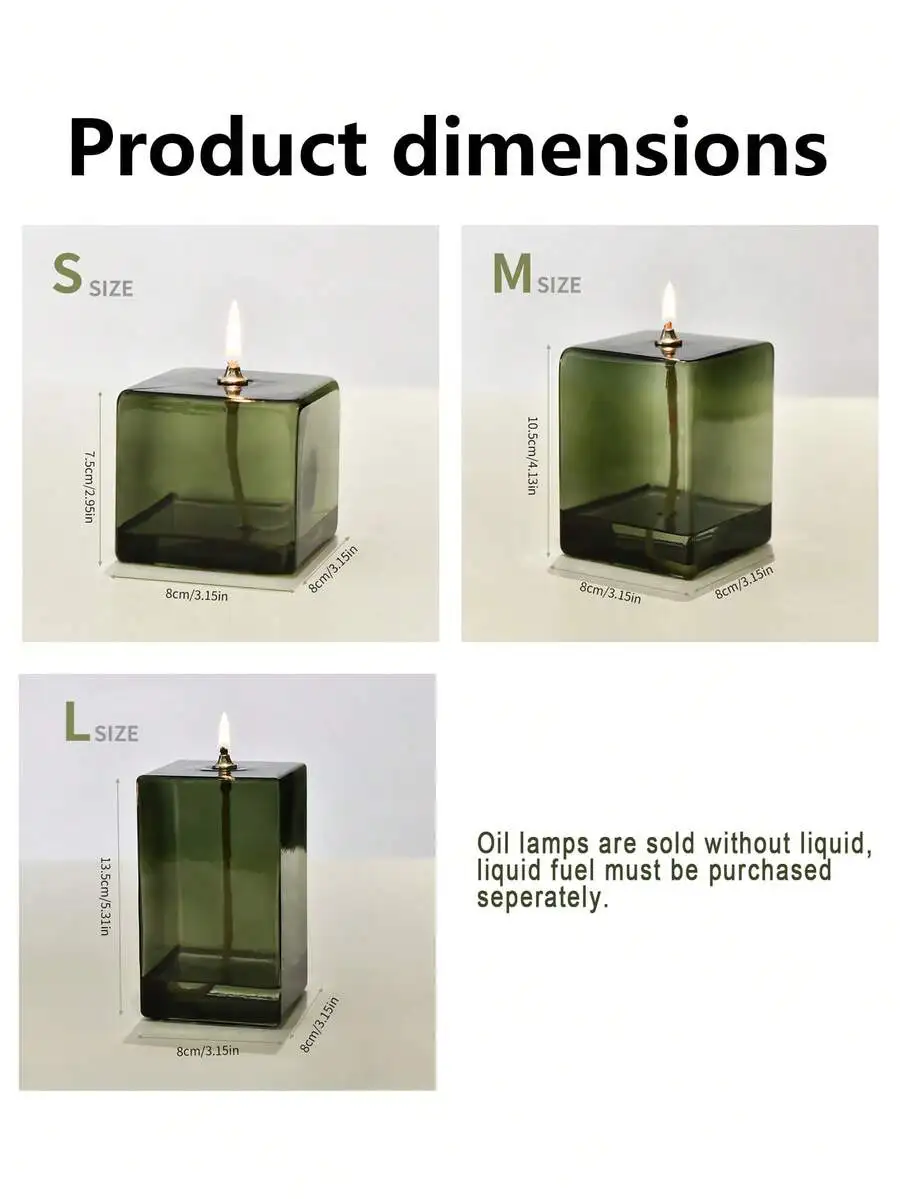 1PC Creative Green Square Glas - Home Decor Green 评论和价格