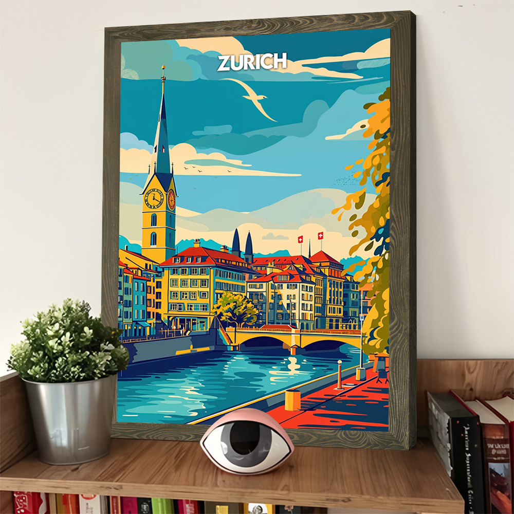 Zurich Serenity Travel Prints  - Home Decor Zurich 评论和价格