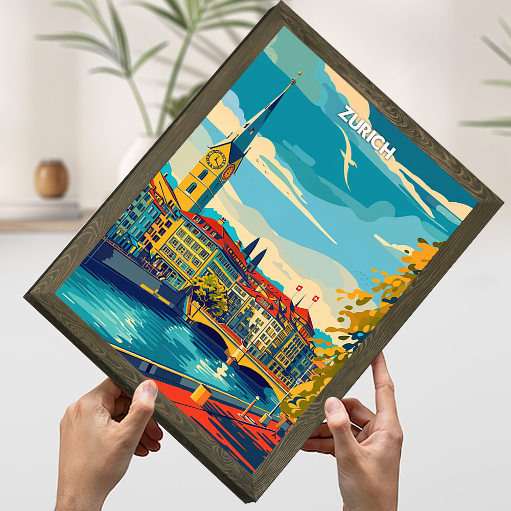 Zurich Serenity Travel Prints  - Home Decor Zurich 评论和价格