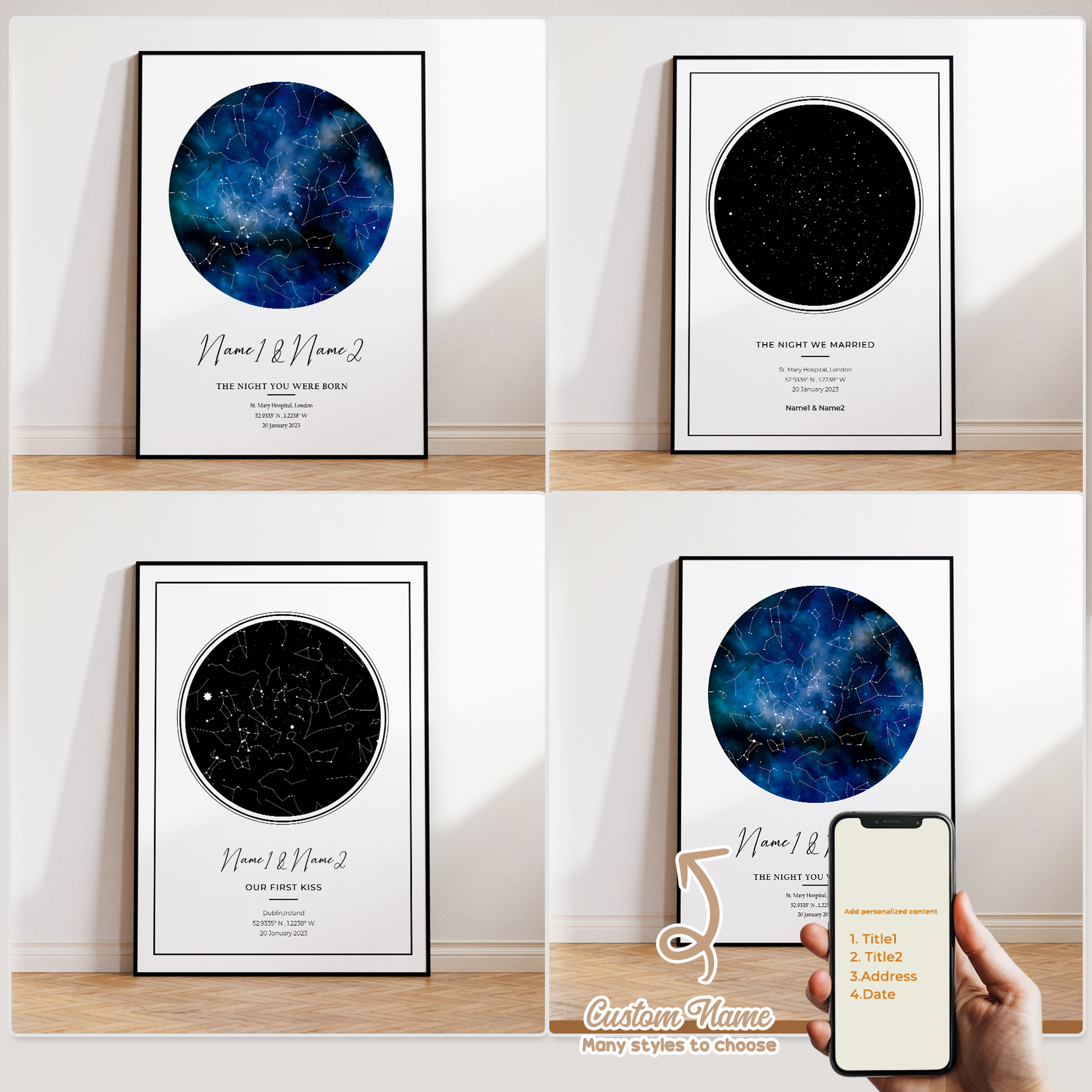 Modern Custom Personalized Nig - Home Decor Canvas 评论和价格