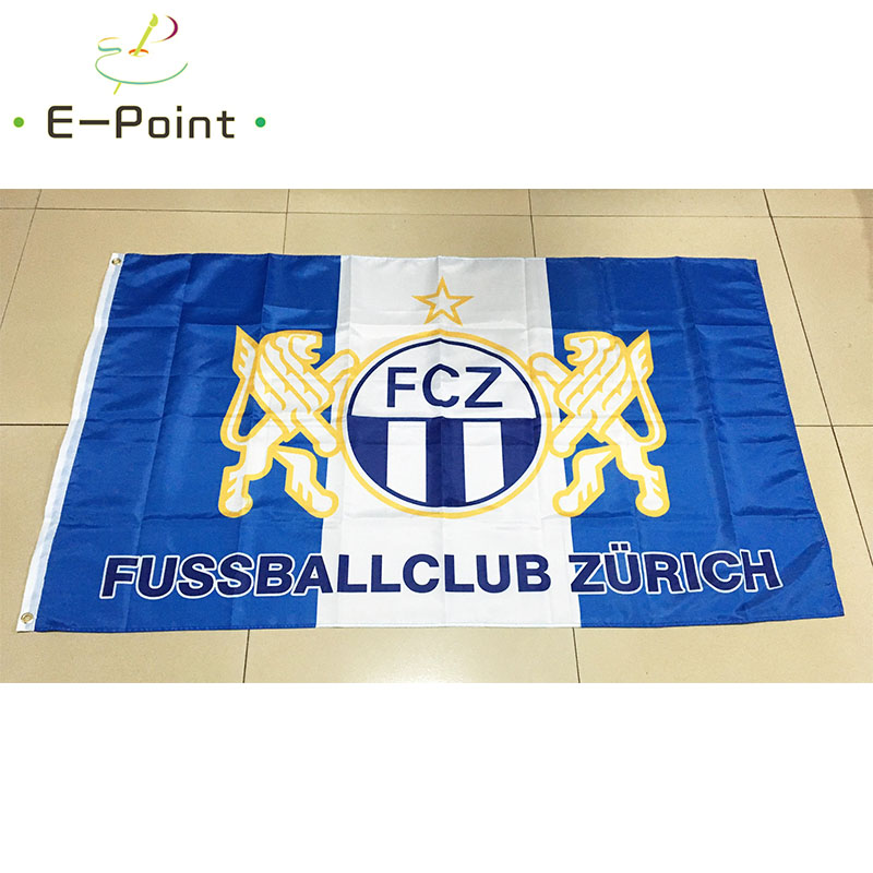 FC Zürich Flag 3ft*5ft (90*150 - Home Decor Zurich 评论和价格