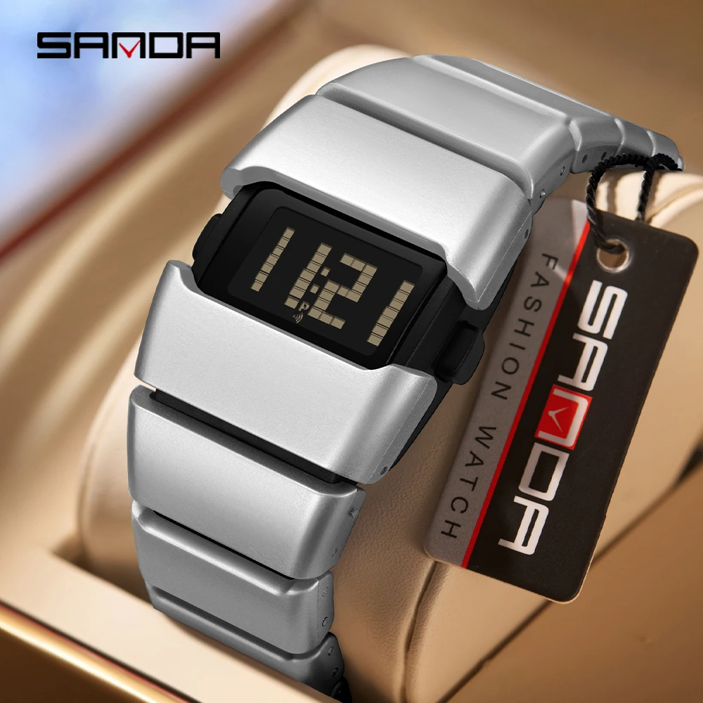 SANDA Y2K retro electronic wat - Vintage Alarm Clock 评论和价格