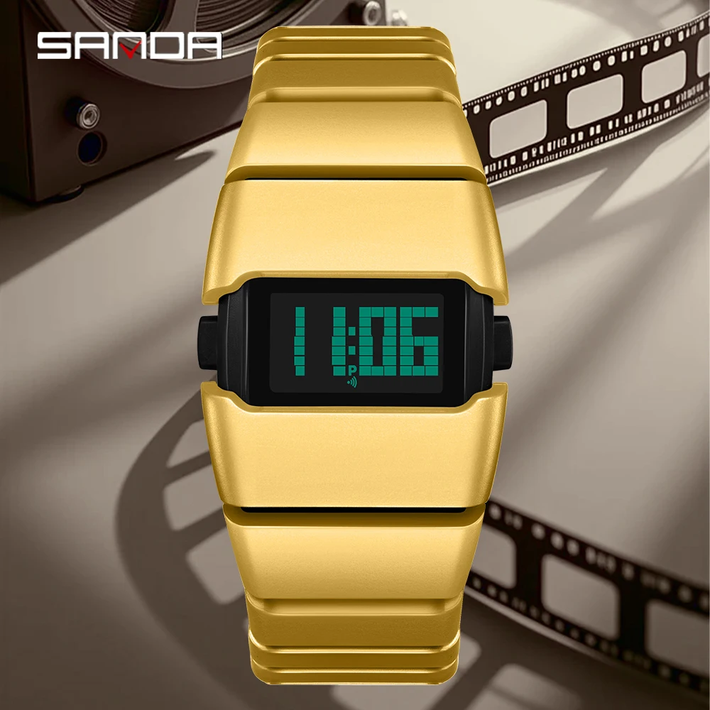 SANDA Y2K retro electronic wat - Vintage Alarm Clock 评论和价格