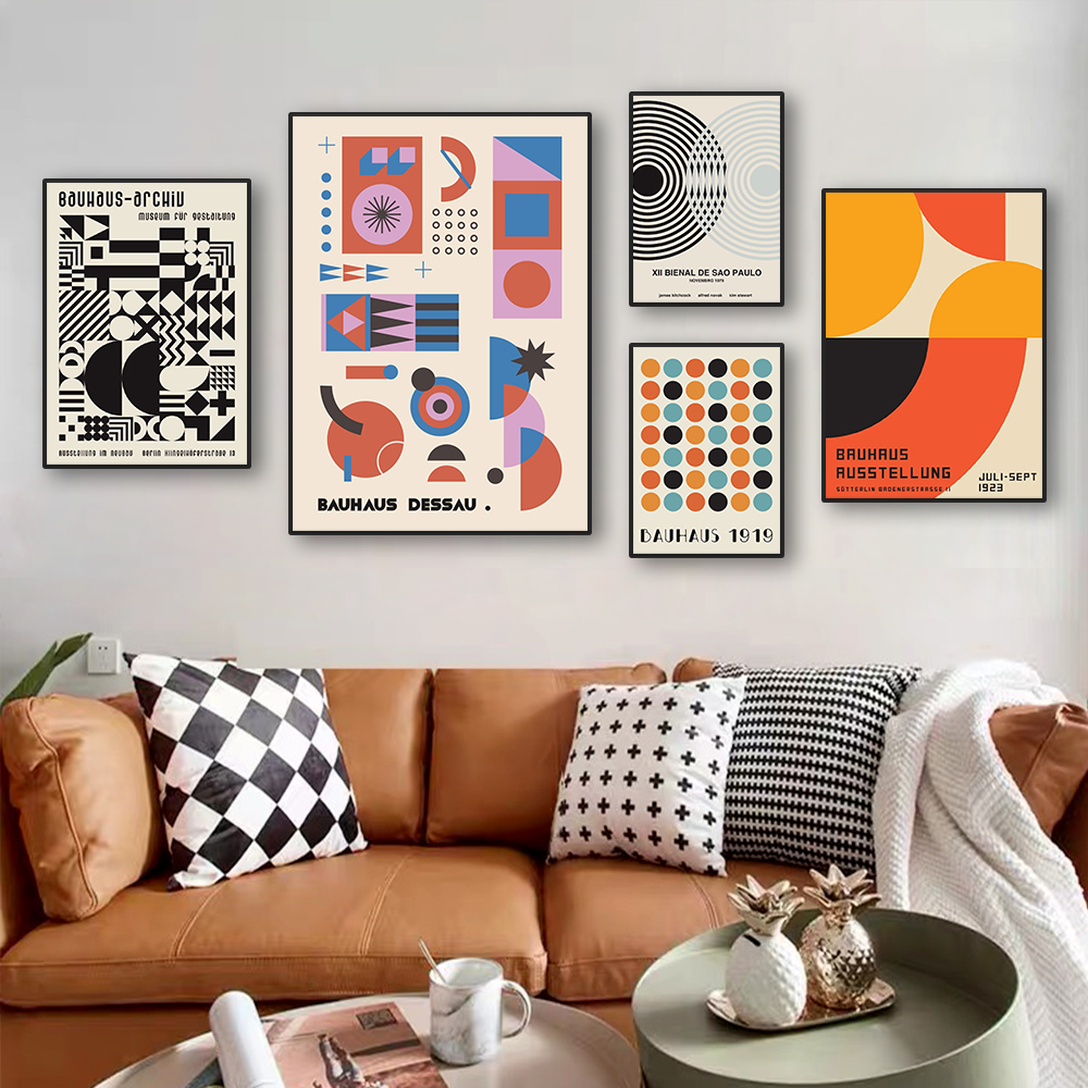 Modern Abstract Bauhaus Archit - Home Decor Trends 评论和价格