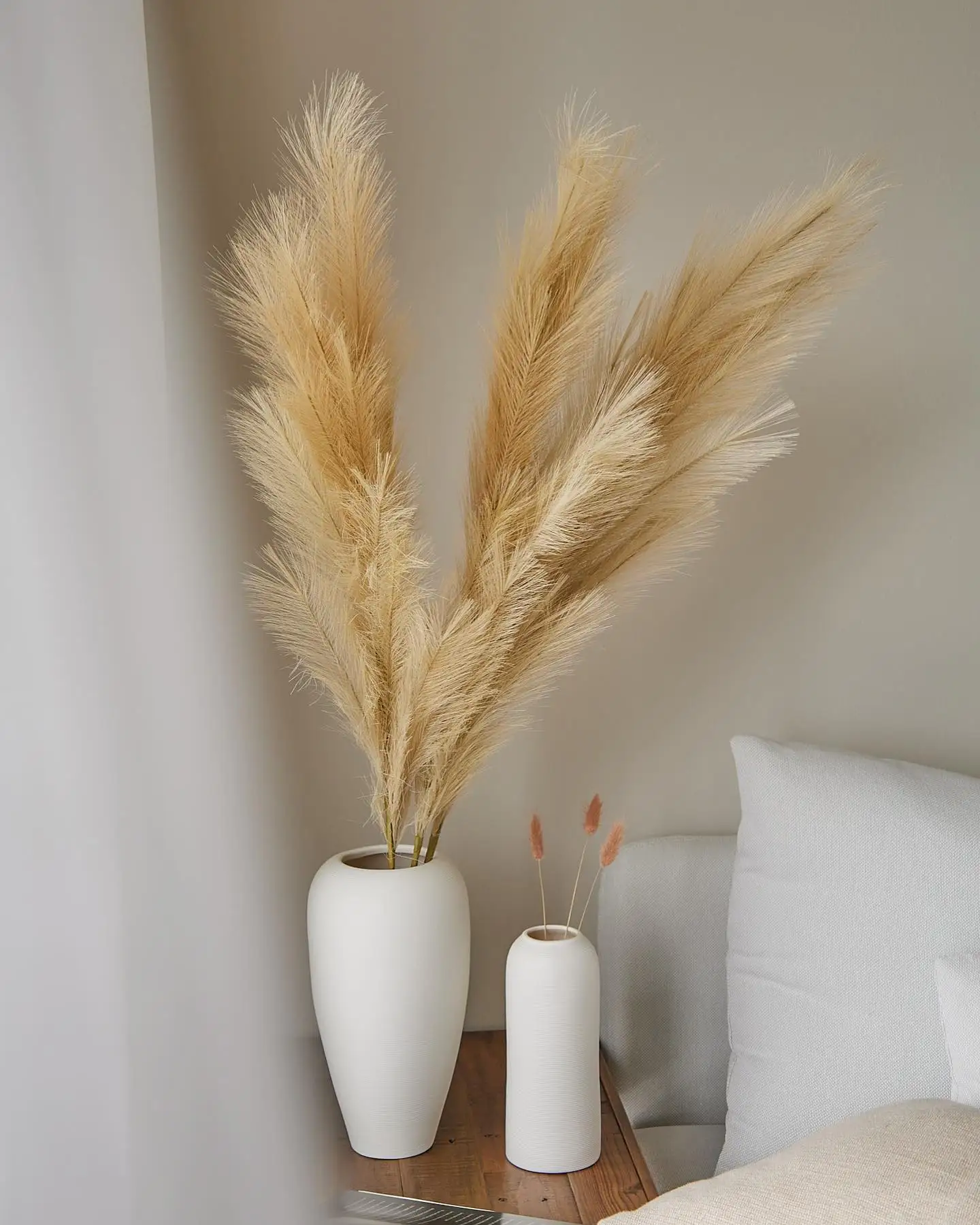 Artificial Faux Pampas Grass L - Pampas Grass Decor 评论和价格