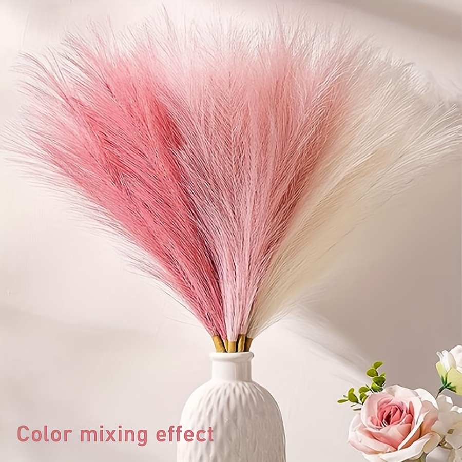 10Pc Artificial Pampas Grass S - Pampas Grass Decor 评论和价格