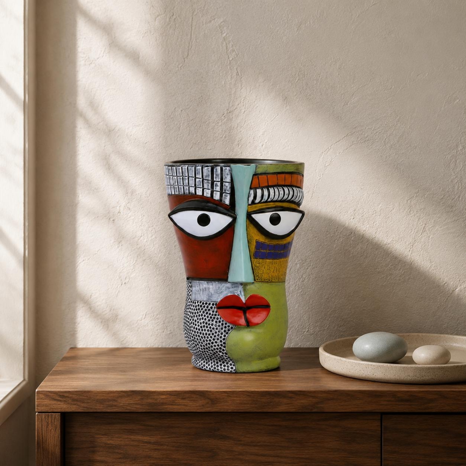 Abstract Face Planter Artistic - Home Decor Design Ideas 评论和价格
