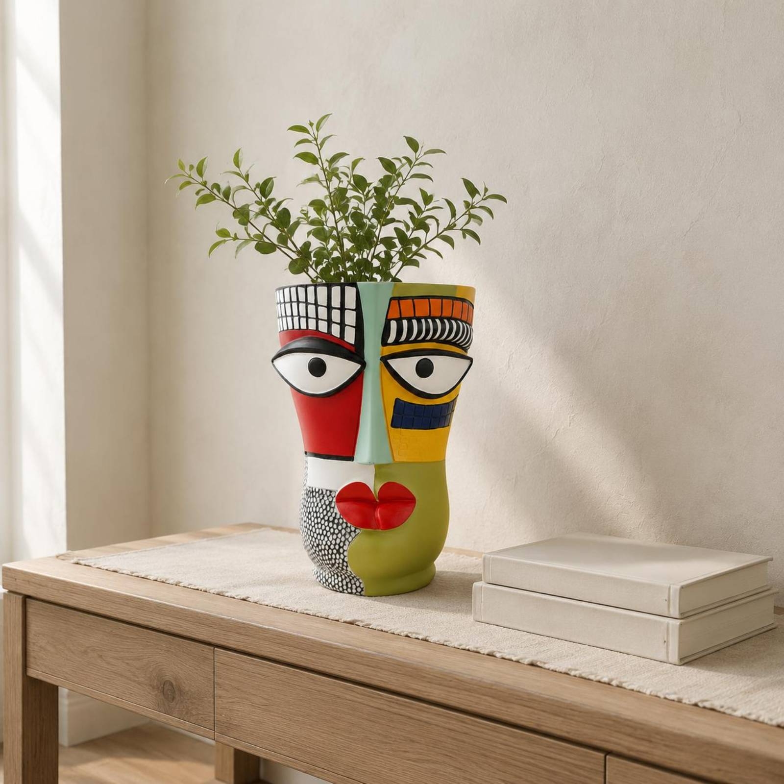 Abstract Face Planter Artistic - Home Decor Design Ideas 评论和价格