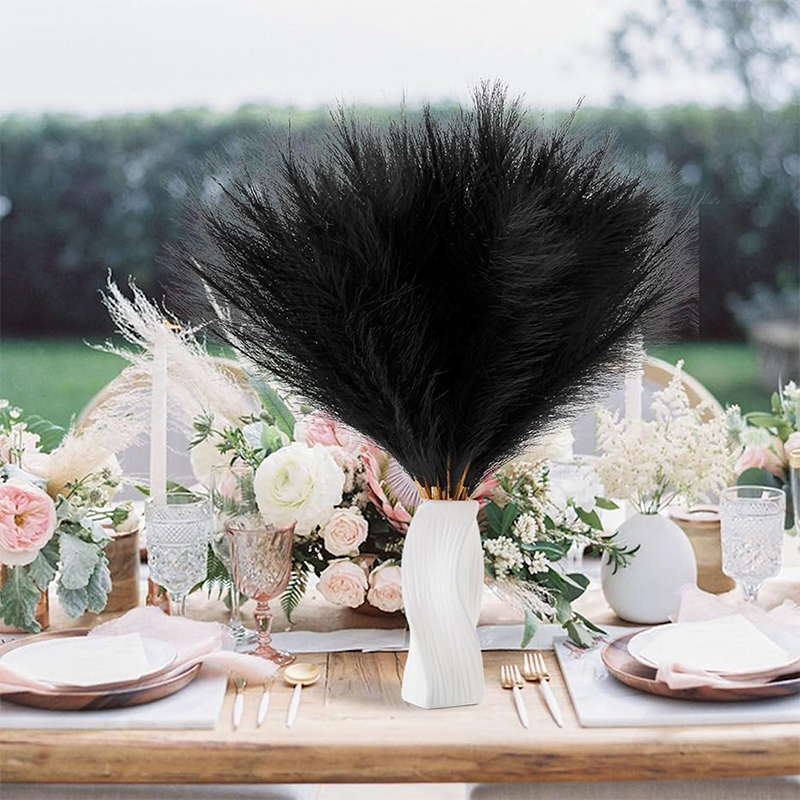 15/20Pcs 55CM Artificial Pampa - Pampas Grass Decor 评论和价格