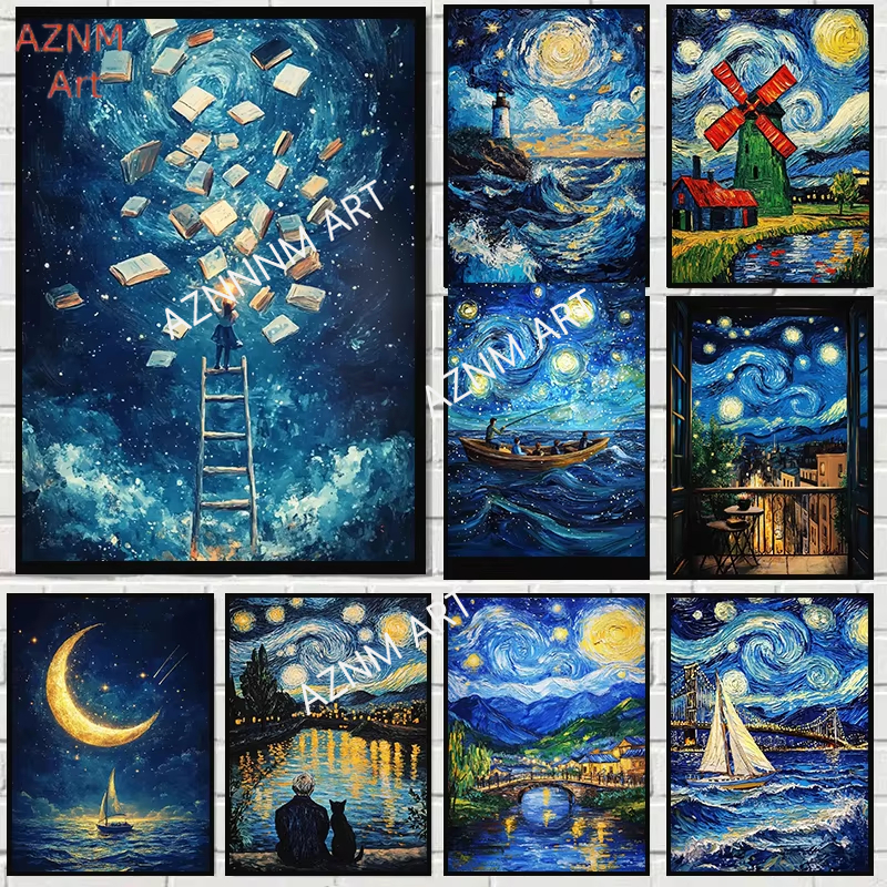 Vintage Abstract Landscape Pos - Home Decor New York 评论和价格