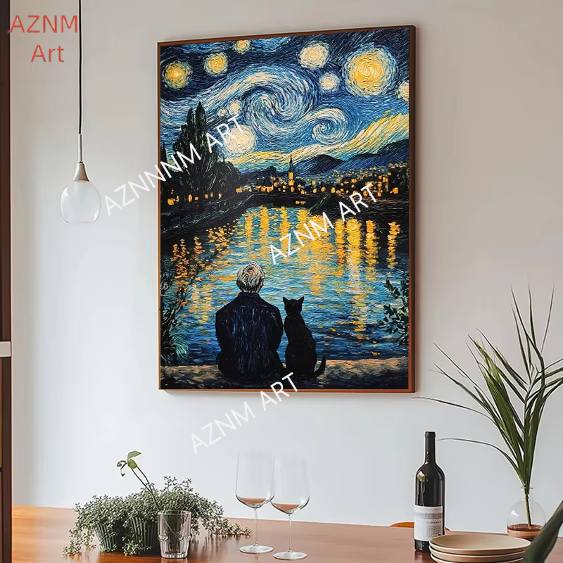 Vintage Abstract Landscape Pos - Home Decor New York 评论和价格