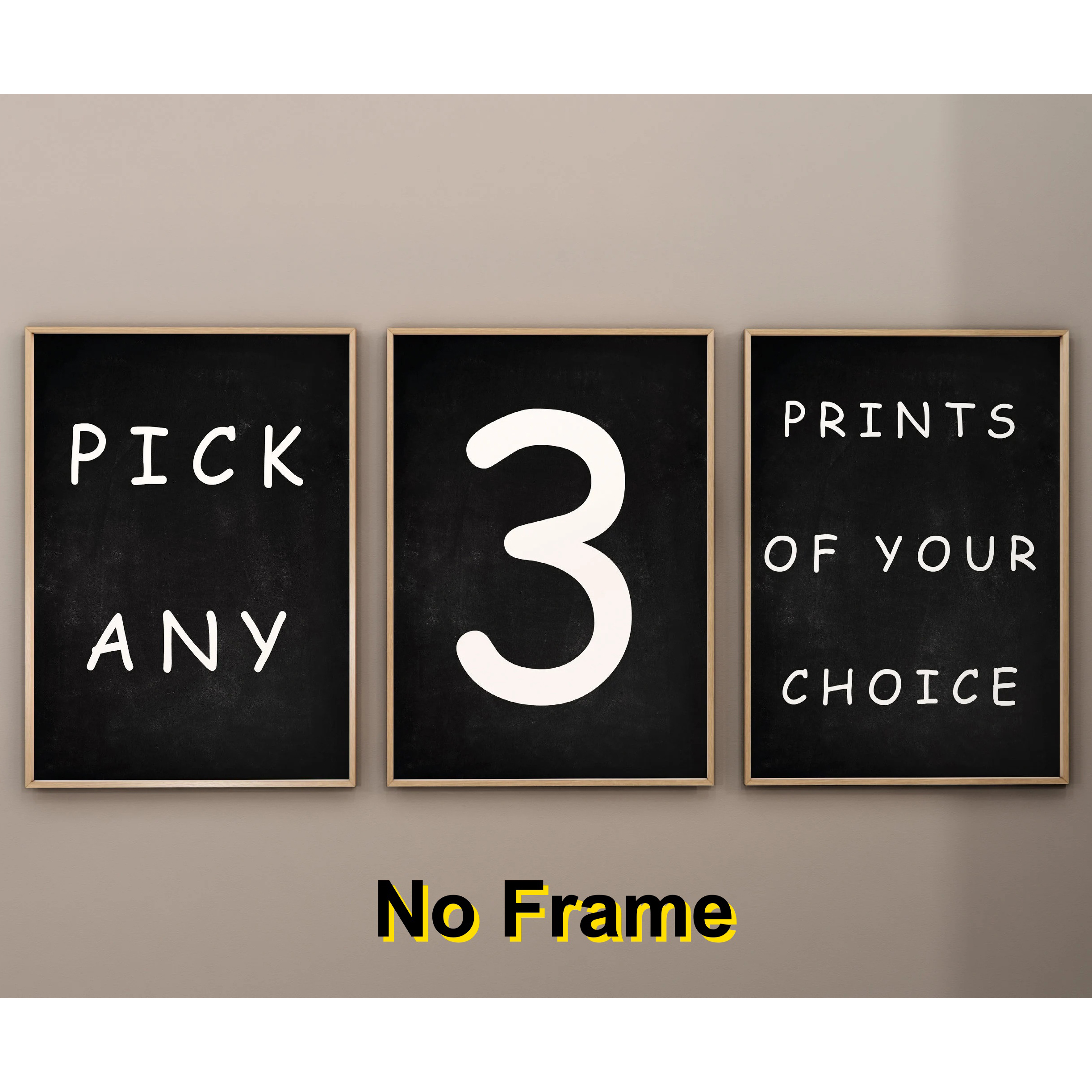 Customize any 3 photos you des - Home Decor Canvas 评论和价格