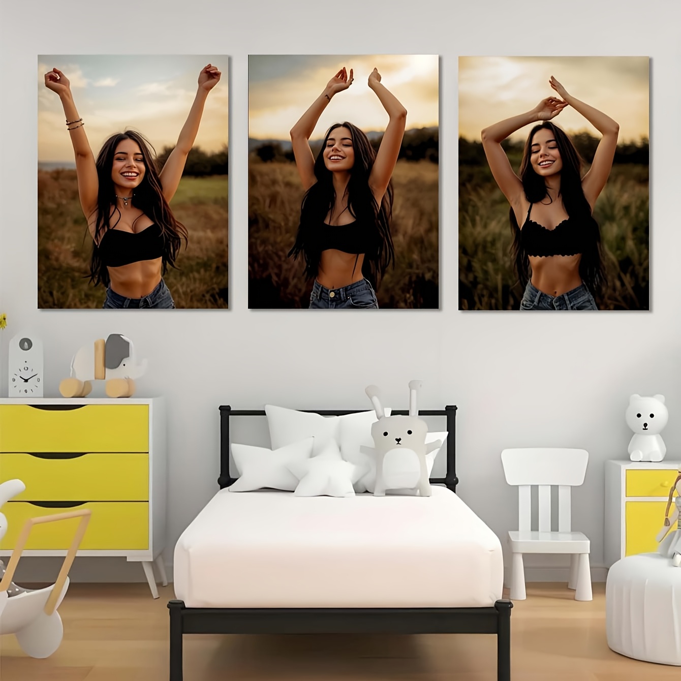 Customize any 3 photos you des - Home Decor Canvas 评论和价格
