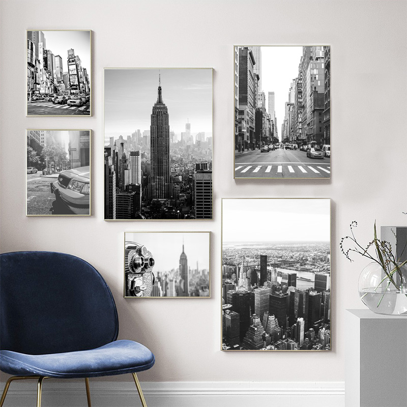 New York City Canvas Painting  - Home Decor New York 评论和价格