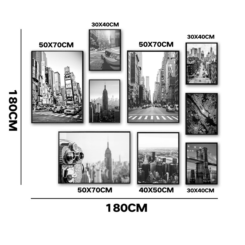 New York City Canvas Painting  - Home Decor New York 评论和价格