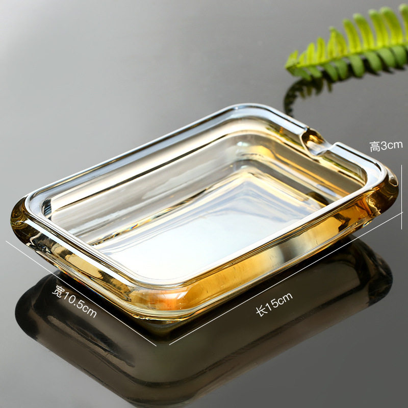 Glass Soap Holder Elegant Desi - Home Decor Design Ideas 评论和价格
