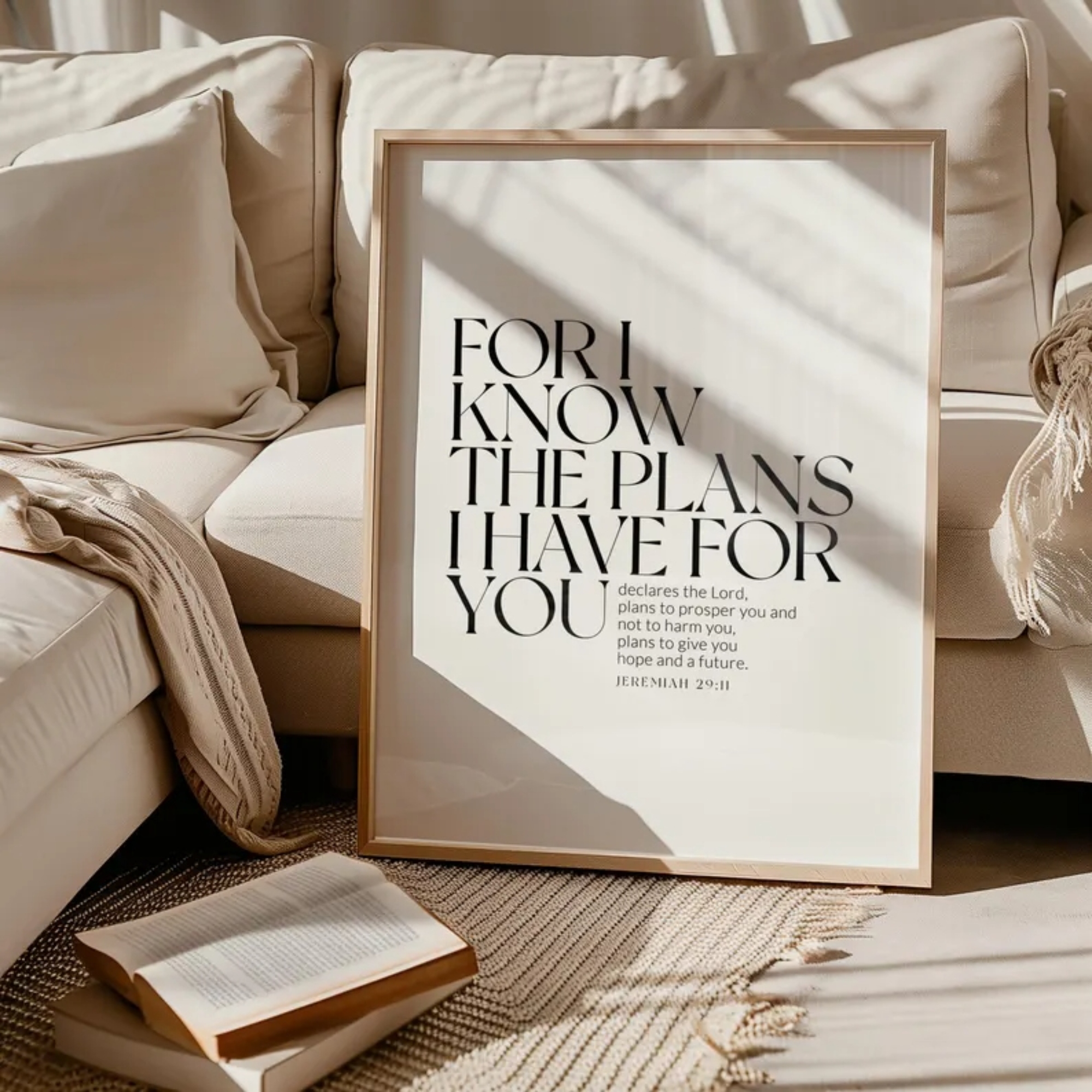 Bible Jeremiah 29:11Christian  - Home Decor Solution 评论和价格