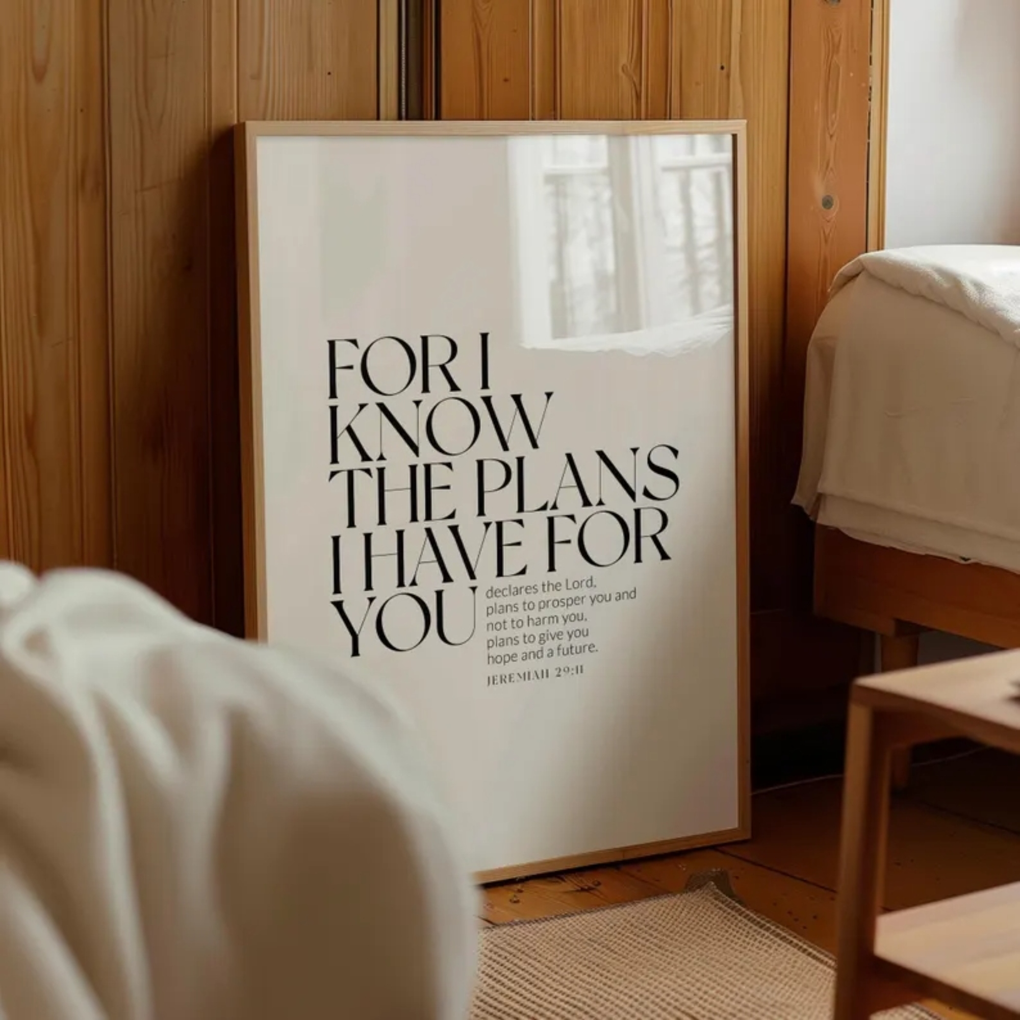 Bible Jeremiah 29:11Christian  - Home Decor Solution 评论和价格