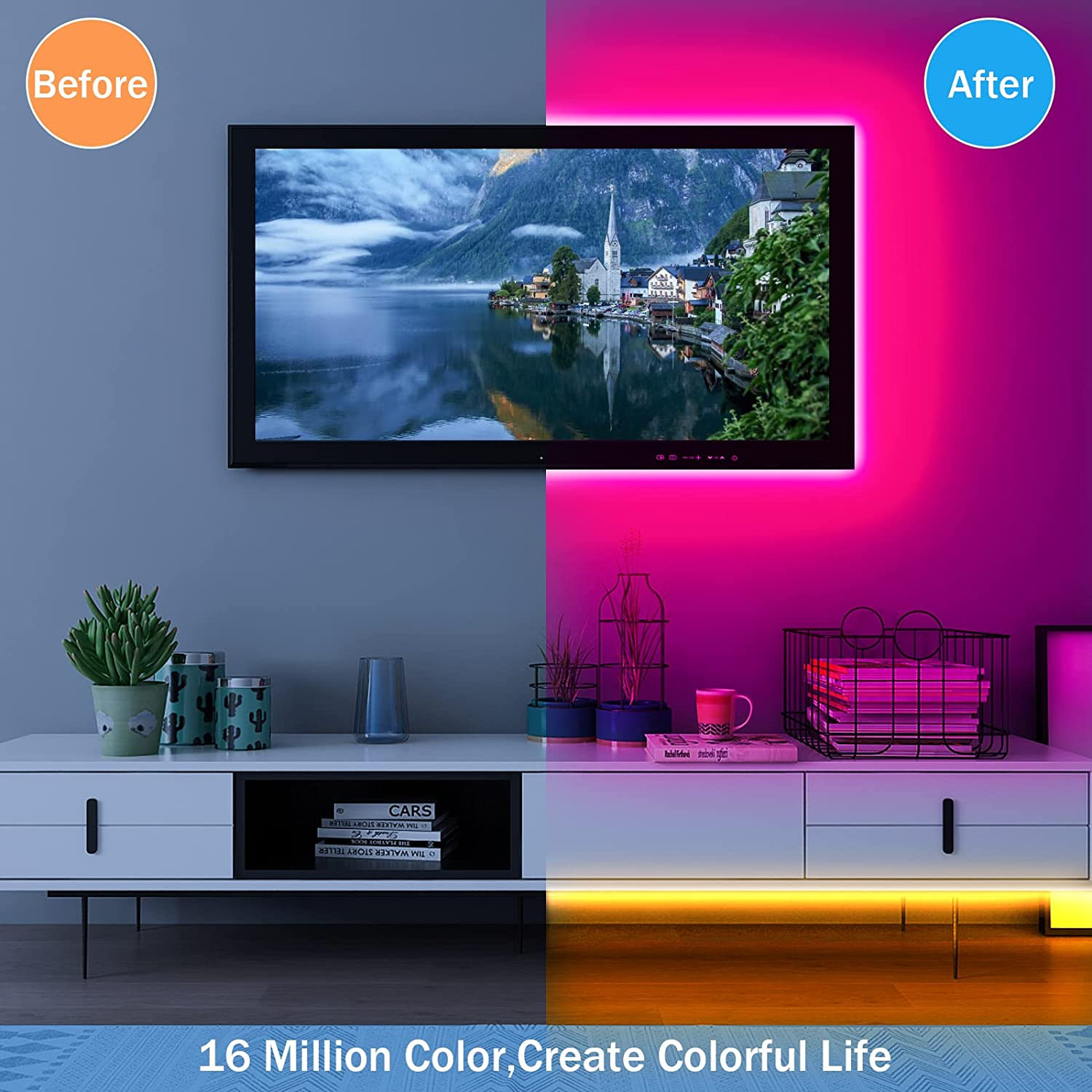 USB LED Strip Lights SMD 2835  - Home Decor App Free 评论和价格