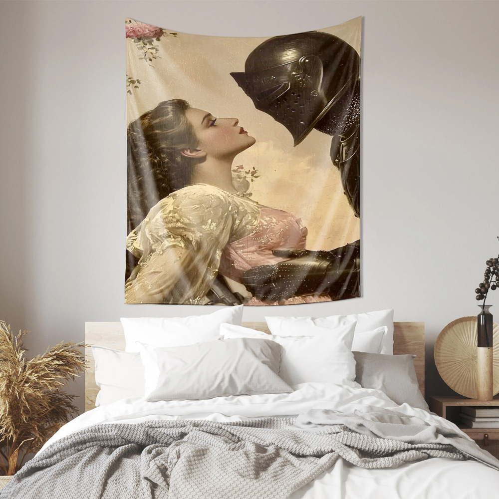 Elegant Knight and Lady Tapest - Home Decor Medieval 评论和价格
