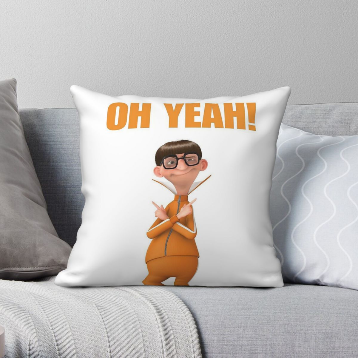 Oh Yeah Vector Square Pillowca - Home Decor Vector 评论和价格